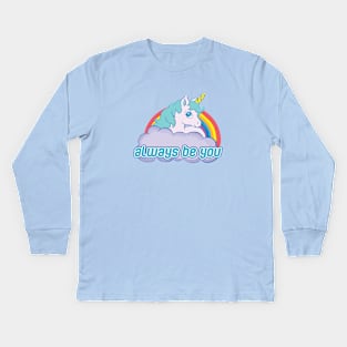 Central Intelligence - Unicorn Kids Long Sleeve T-Shirt